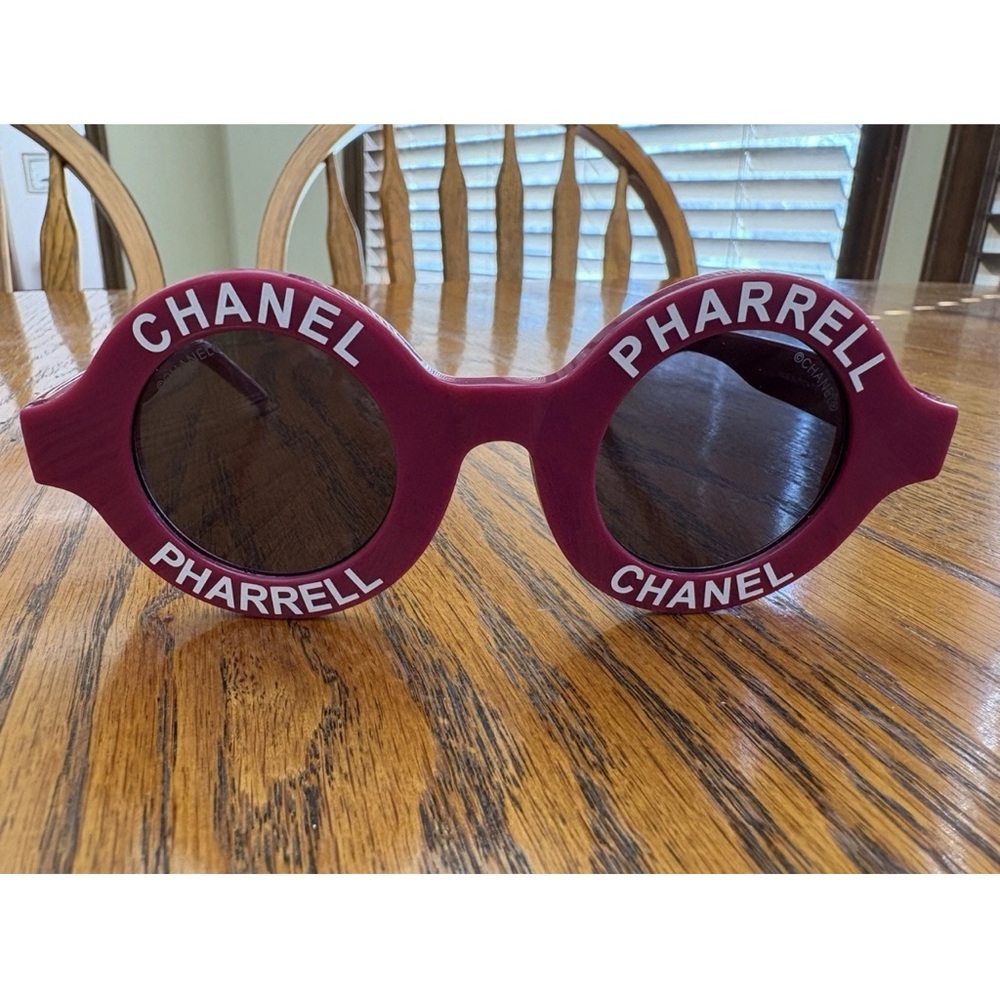 CHANEL Pharrell purple sunglasses